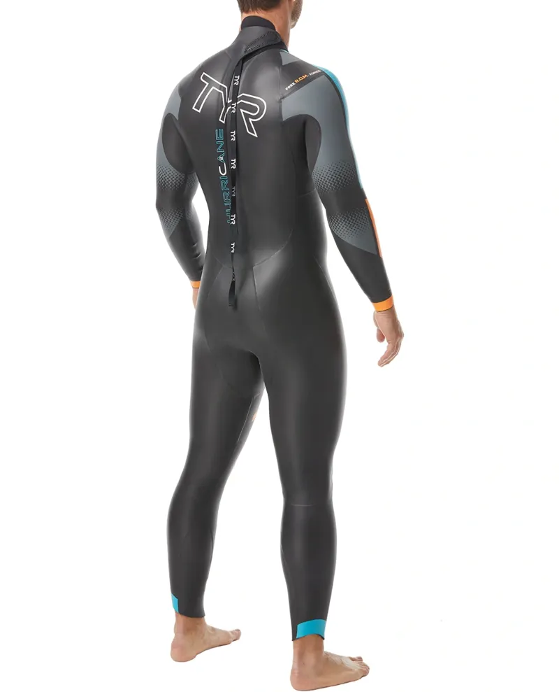 Tyr Men's Hurricane Wetsuit Cat 2 Black-3
